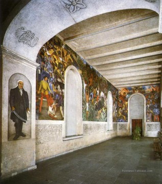 Diego Rivera œuvres - conquête et révolution 1931 communisme Diego Rivera